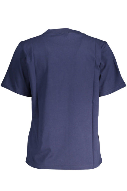 North Sails Blue Organic Cotton Tee with Iconic Print