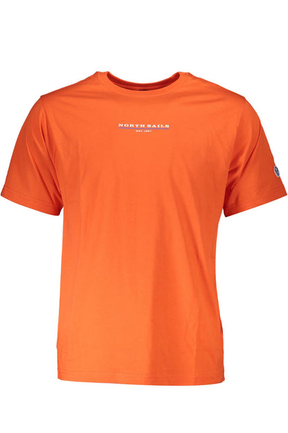 North Sails Organic Cotton Comfort Fit Tee in Orange