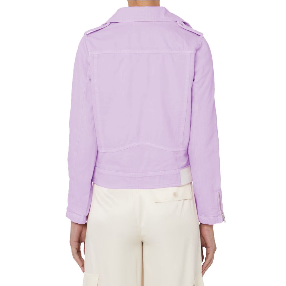 Hinnominate Purple Cotton Jackets & Coat
