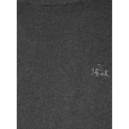 La Martina Gray Wool Sweater