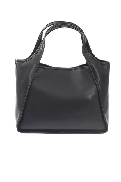 Baldinini Trend Elegant Black Magnetic Closure Handbag