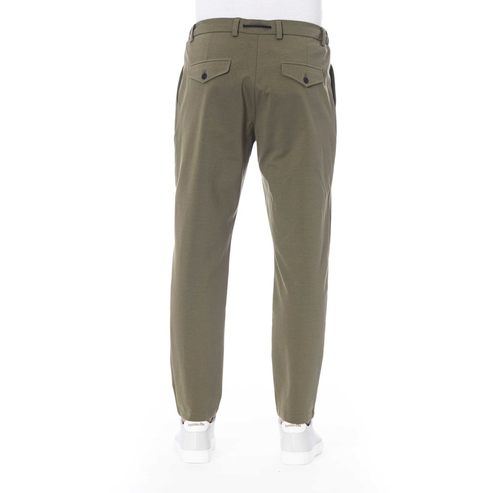 Distretto12 Green Cotton Jeans & Pant