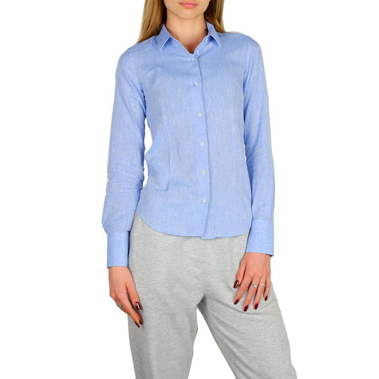 Made in Italy Milano Slim Fit Cotton-Linen Blend Shirt