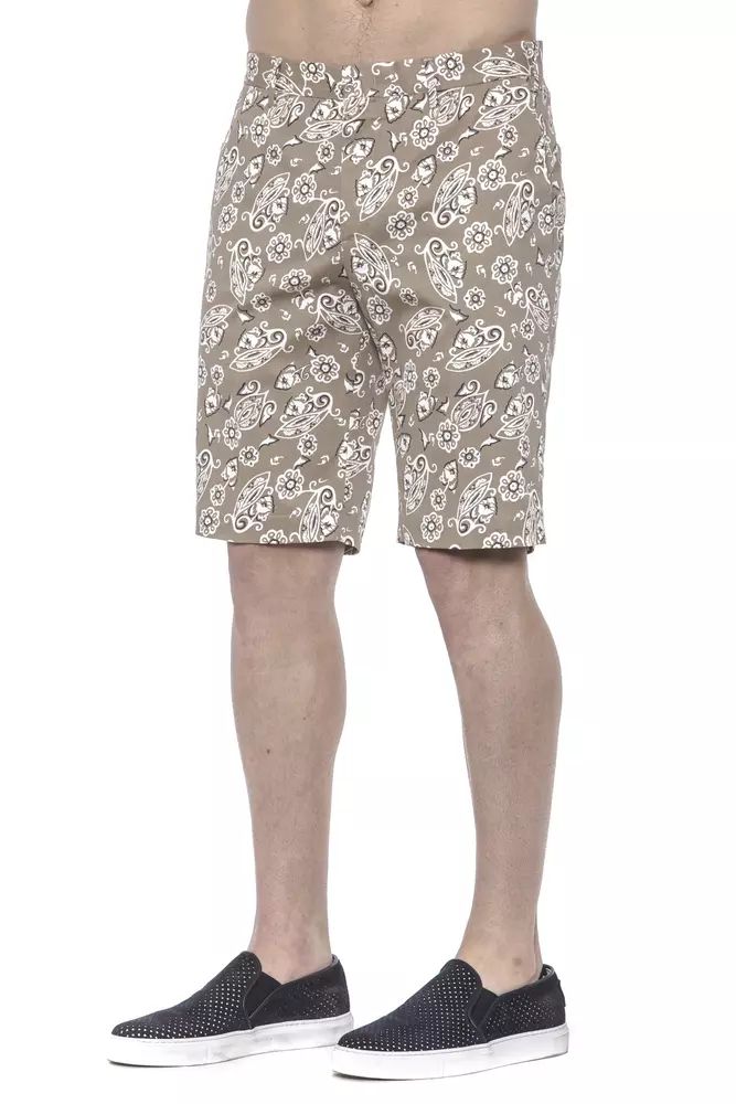 PT Torino Chic Beige Bermuda Shorts for Men