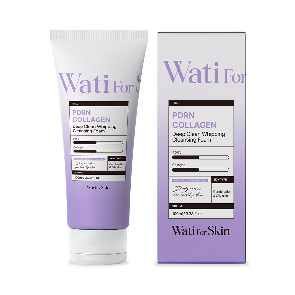 Wati for Skin PDRN Collagen Deep Clean Whipping Cleansing Foam