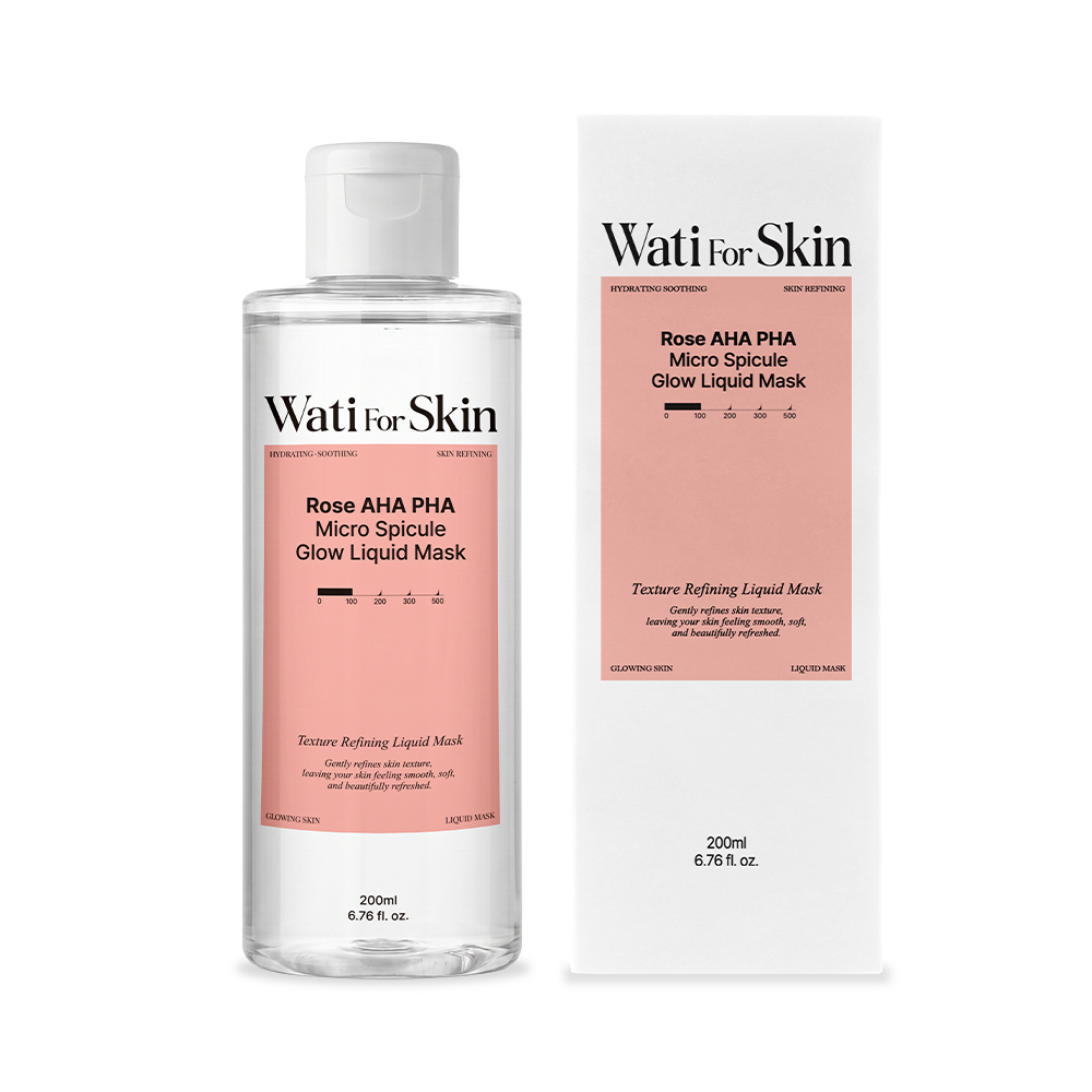 Wati for Skin Rose AHA PHA Micro Spicule Glow Liquid Mask