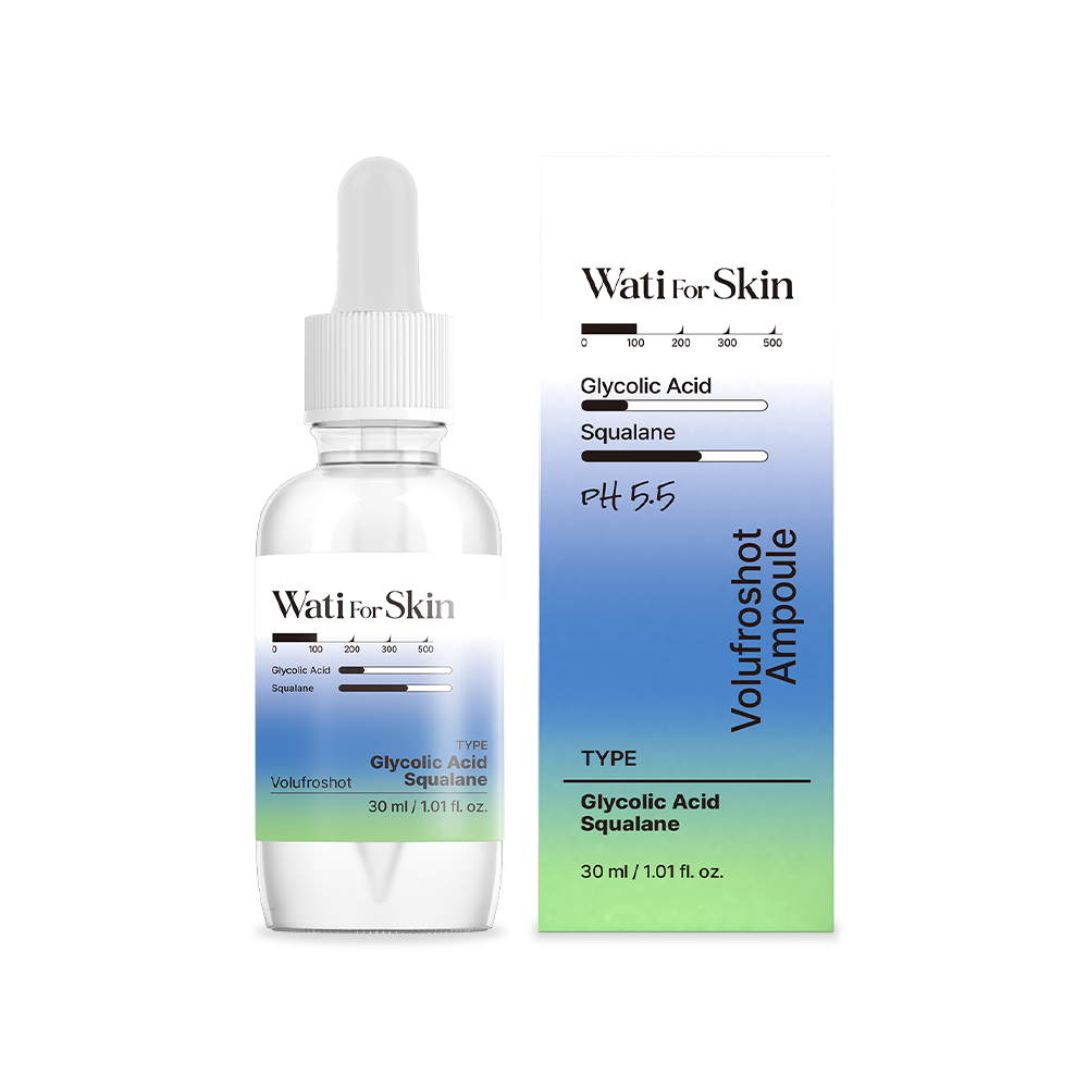Wati for Skin Glycolic Acid Squalane Volufroshot Ampoule