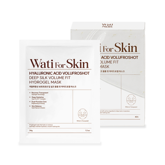 Wati for Skin Hyaluronic Acid Borproshot Deep Silk Volume-Fit Hydrogel Mask