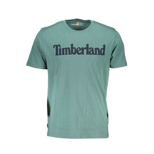 Timberland Green Cotton T-Shirt