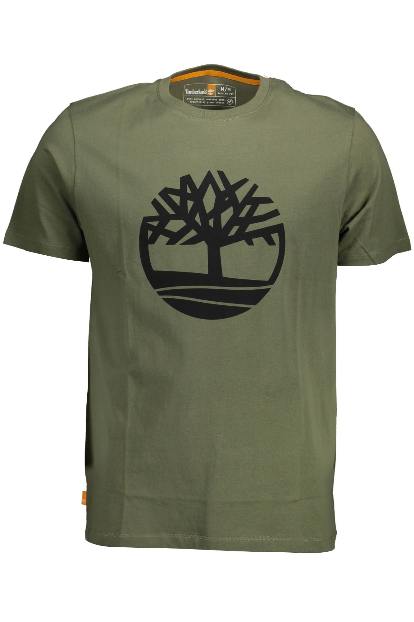 Timberland Green Organic Cotton Tee with Signature Logo