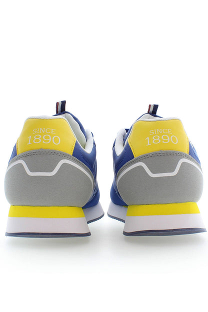 U.S. POLO ASSN. Sleek Blue Lace-Up Sports Sneakers