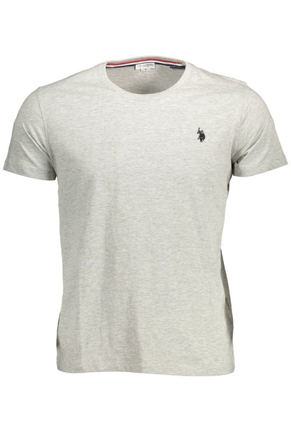 U.S. POLO ASSN. Essential Gray Embroidered Logo Tee
