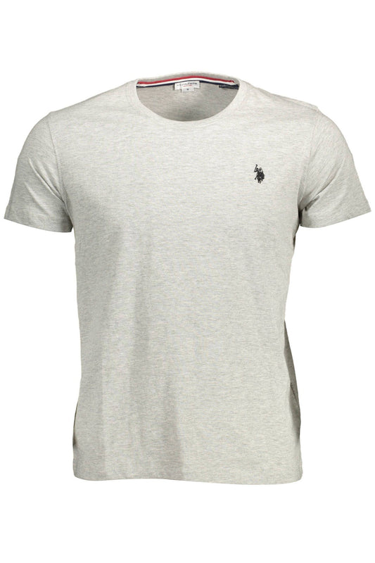 U.S. POLO ASSN. Essential Gray Embroidered Logo Tee
